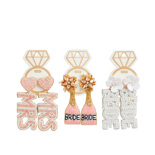 MudPie Bridal Earrings