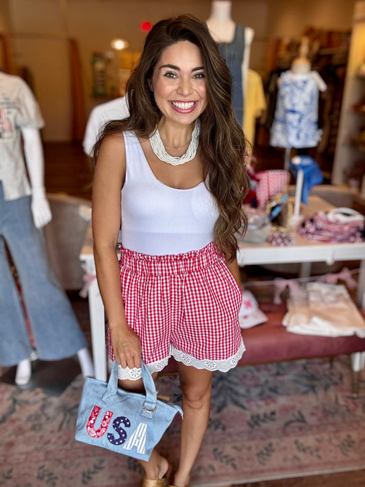 Madison Sweet Plaid Shorts