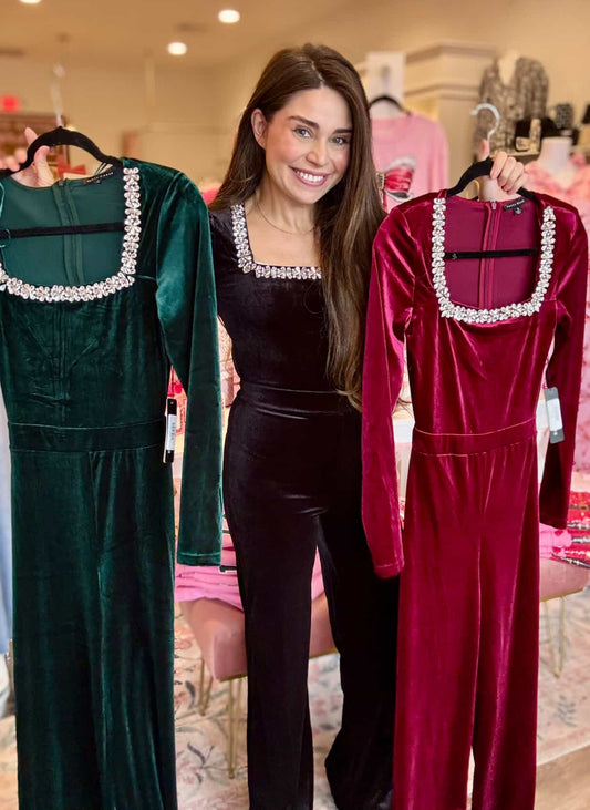 Valerie Velvet Jumpsuit