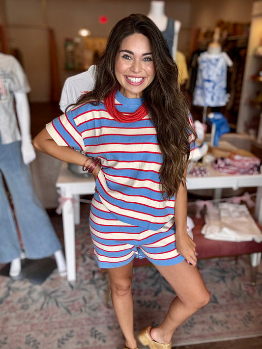 USA Stripe Lounge Set