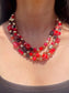NCSU Beaded Multi-Layer Necklace