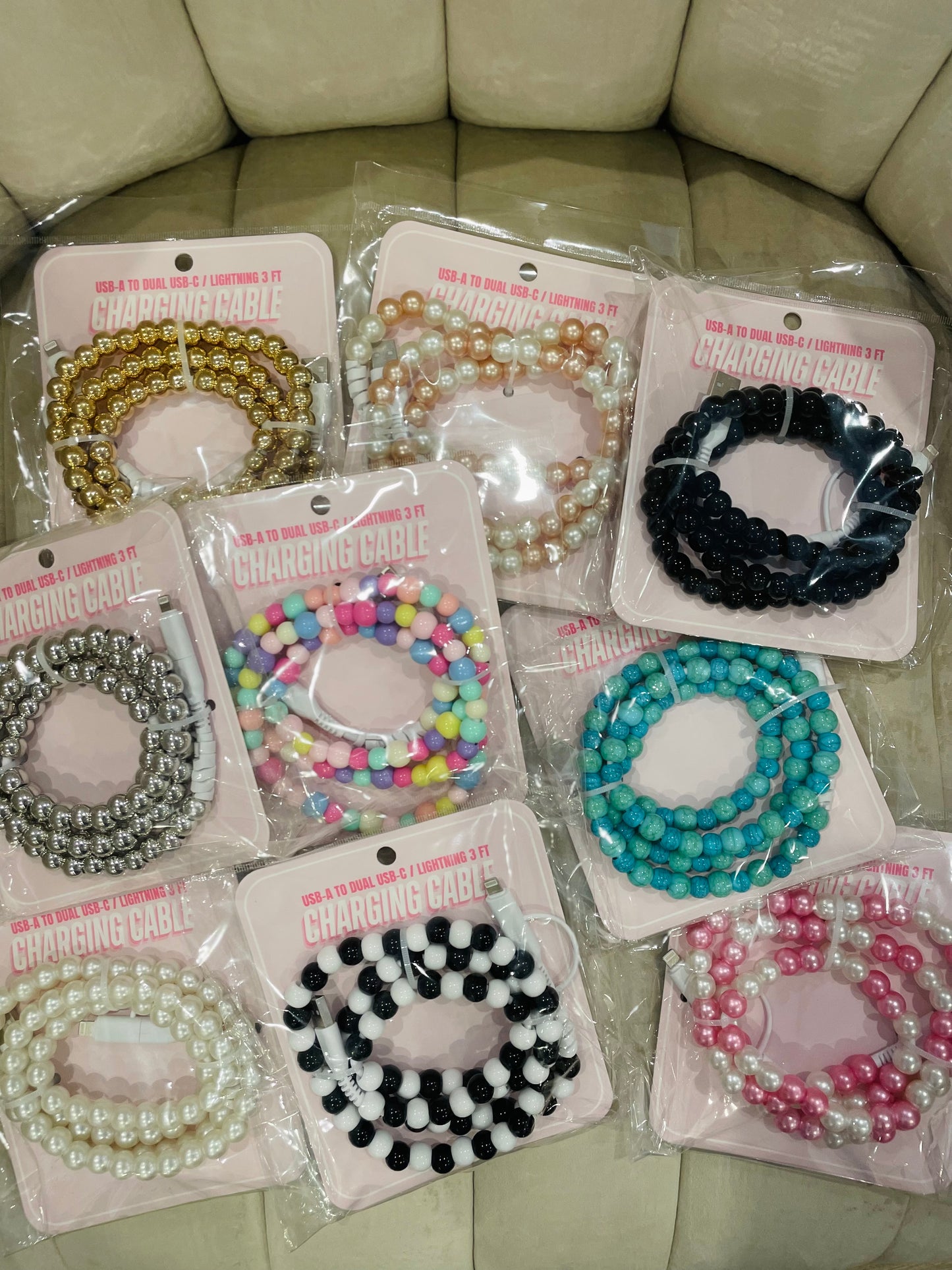 Black Friday USB-A TO DUAL USB-C CHARGING CABLE