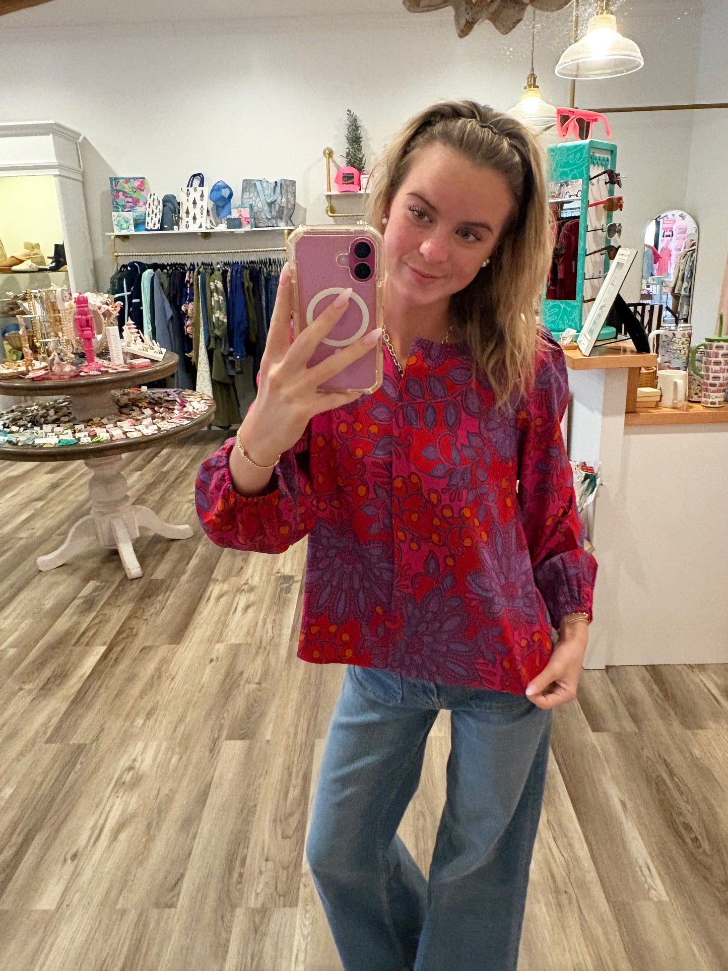 Vintage Bloom Blouse