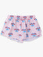Girls Pink Patriotic Gingham Active Butterfly Shorts