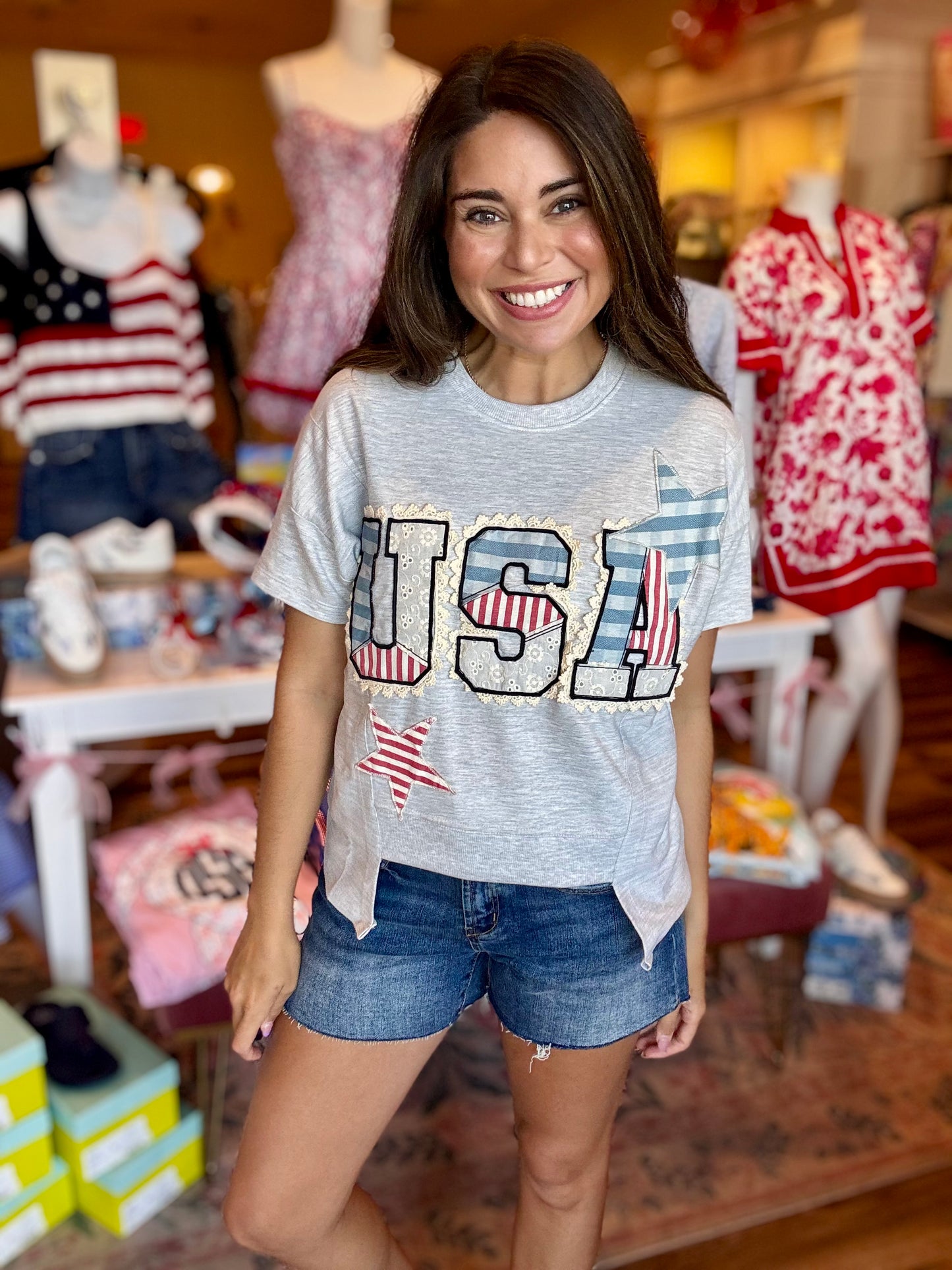 Simply Southern USA Patch Tee