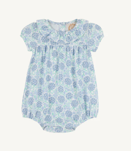 The Beaufort Bonnet Ramona Ruffle Bubble Handful Of Hydrangea’s With Avenue White