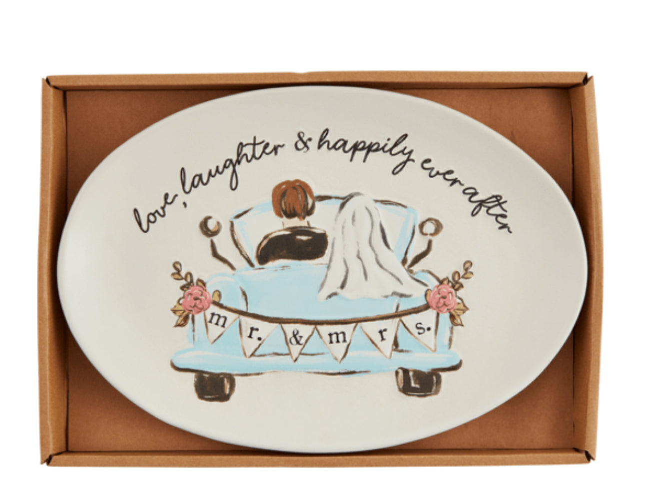 MR AND MRS SENTIMENT PLATE