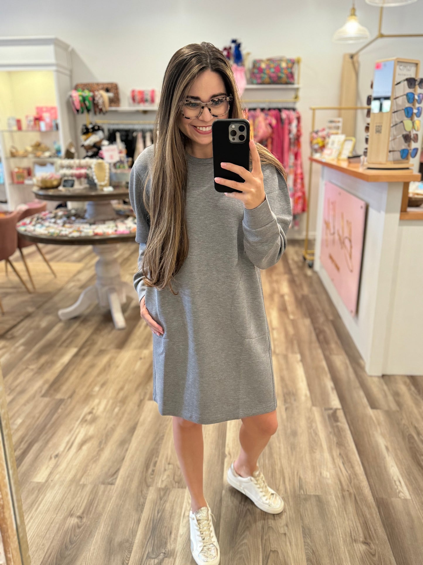 Spanx Airessentials Crew Neck Dress