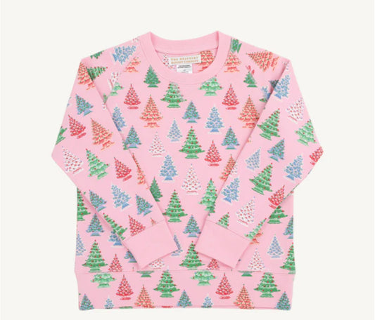 The Beaufort Bonnet Cassidy Comfy Crewneck Need a Little Nostalgia with Pier Party Pink