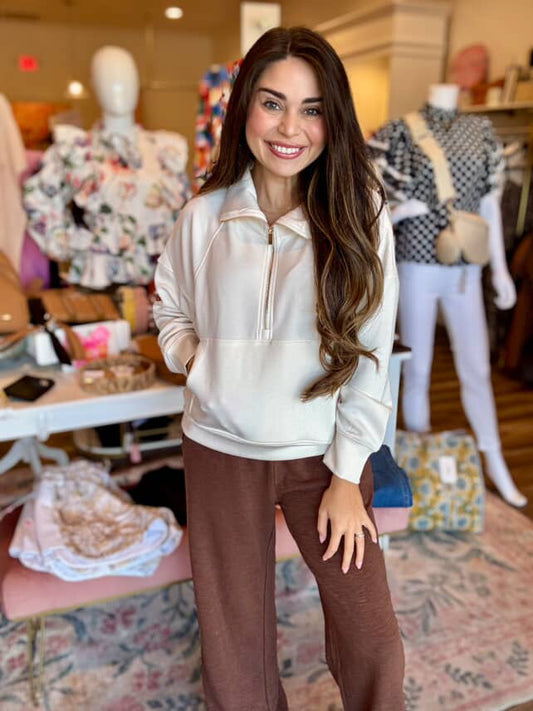 Simply Southern Raglan Half Zip