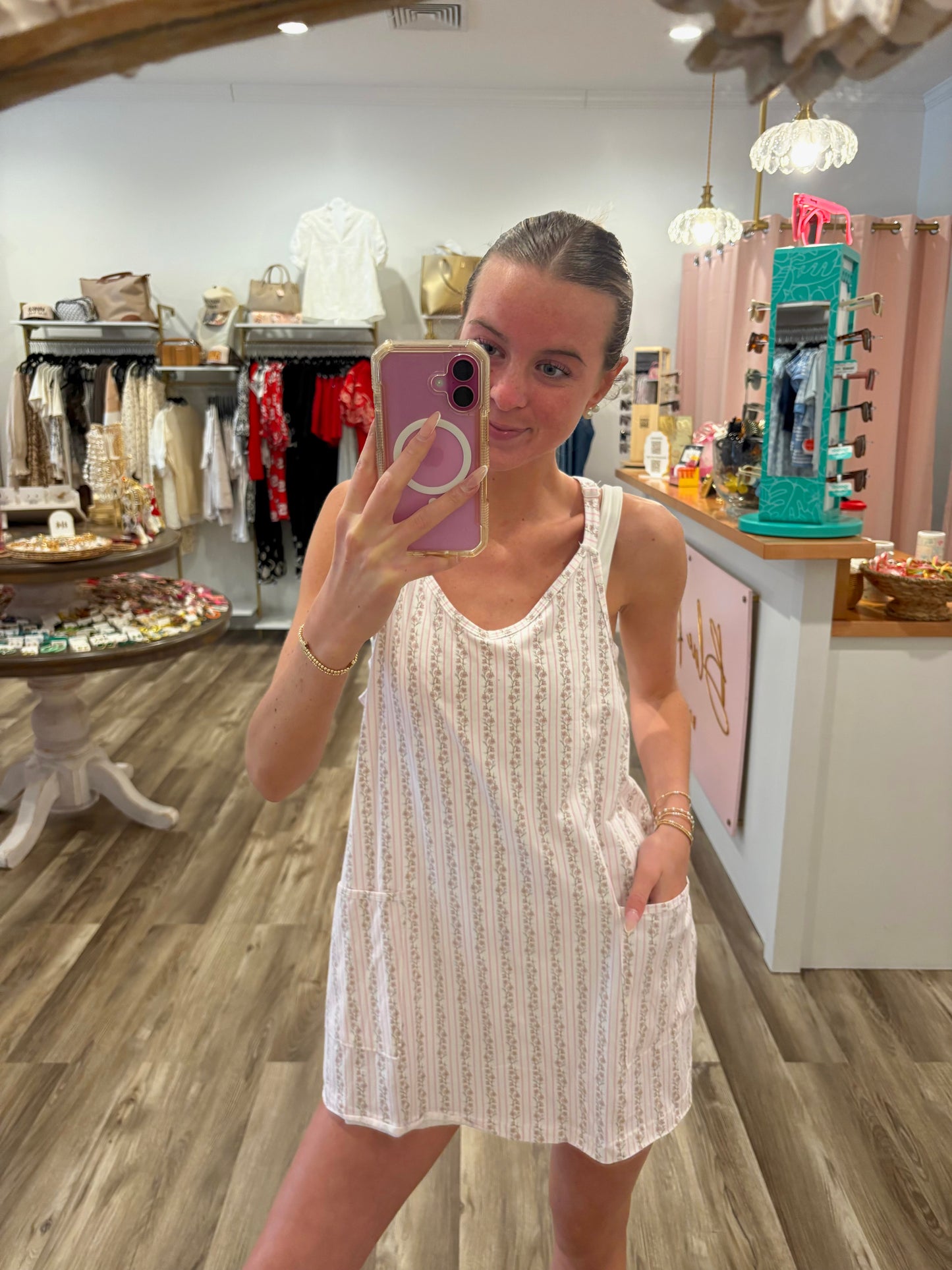 Simply Southern Blush Tara Dress (with shorts)