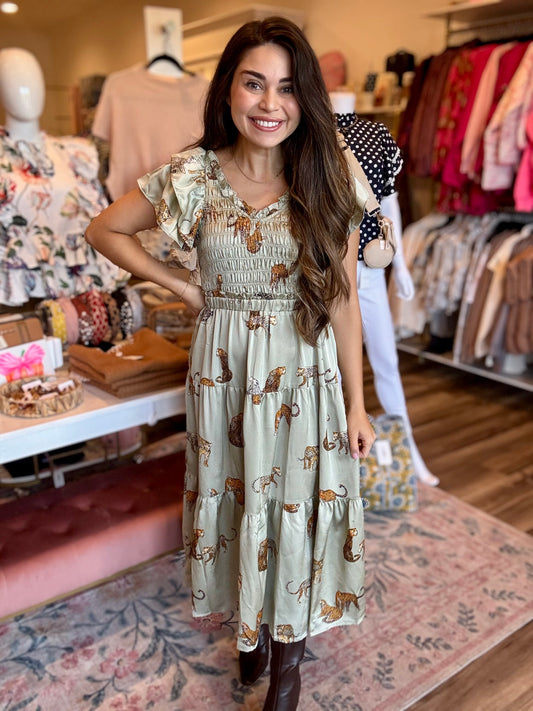 Tessa Tiger Dress