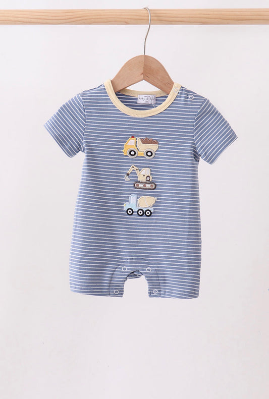 Little Boy Truck Romper