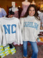 Carolina Reversible Mock Neck Oversized Sweatshirt