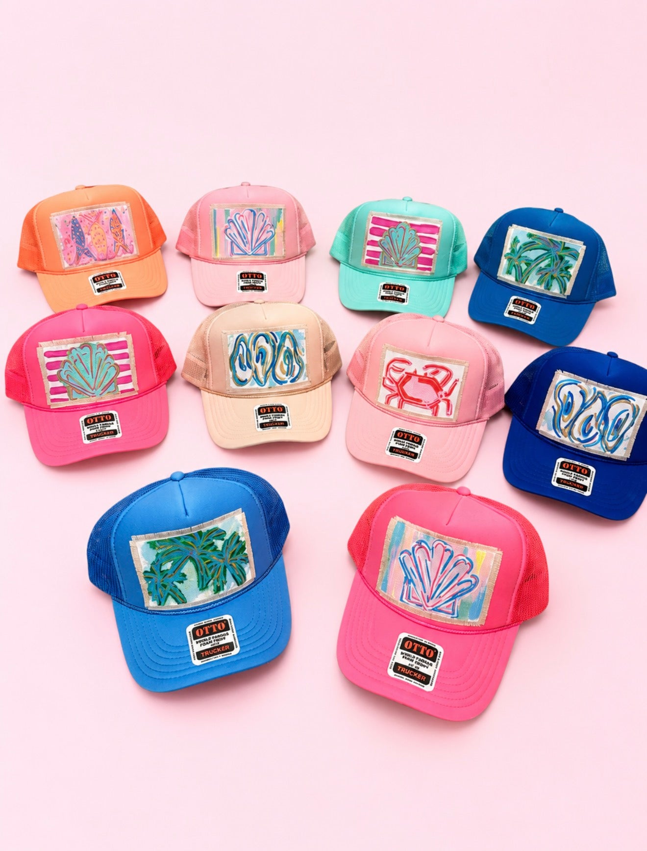 BRB X RHBC Coastal Hand Painted Hats