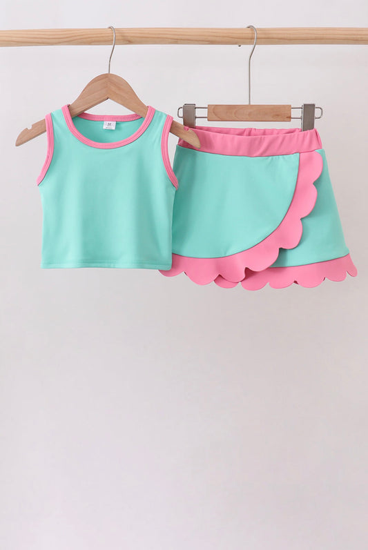 Little Girl Scallop Set