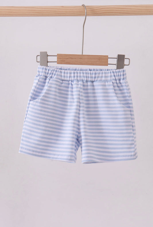 Little Boy Stripe Shorts