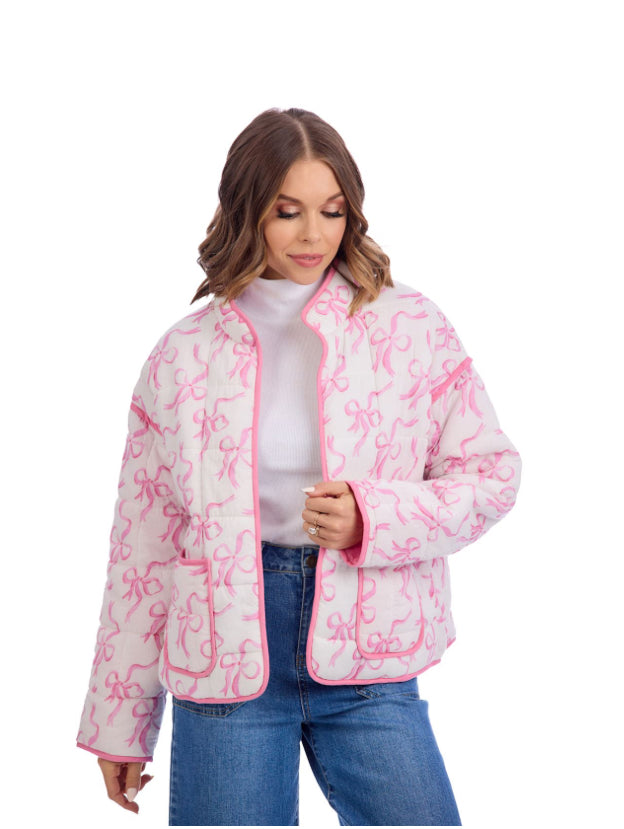 Mud Pie Cher Block Print Jacket