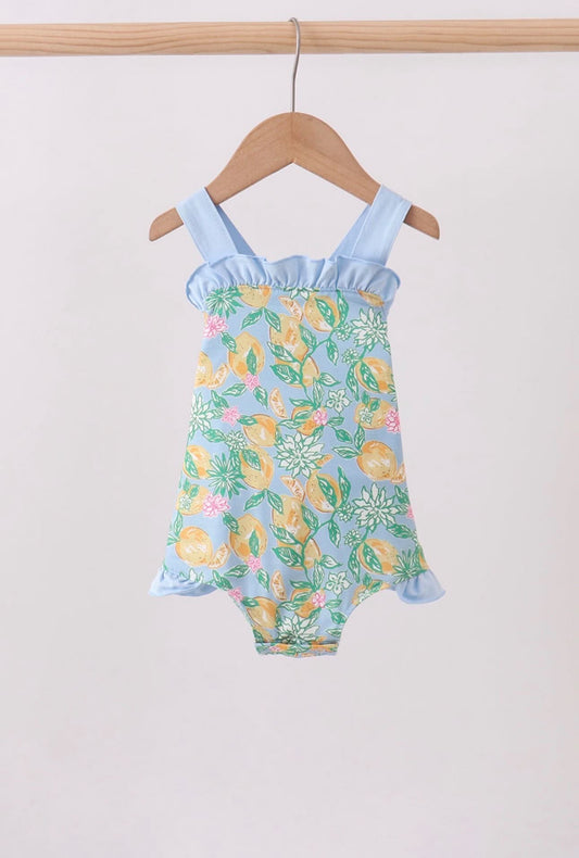 Little Girl Lemonade Back Tie Bubble