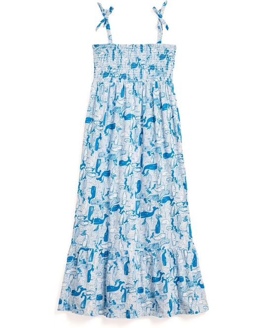Lilly Pulitzer Girls Mini Kailua Maxi Dress, Thar She Blows