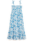Lilly Pulitzer Girls Mini Kailua Maxi Dress, Thar She Blows