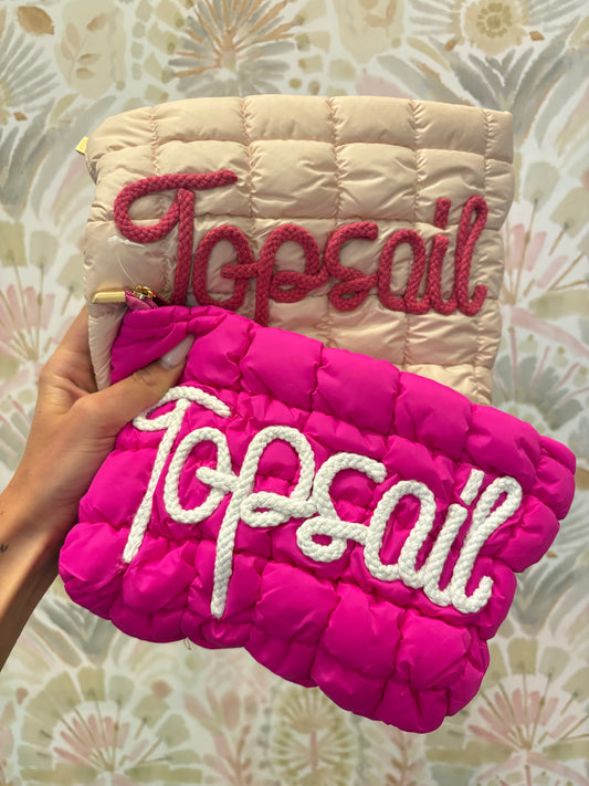 Topsail Quilted Cosmetic Bag