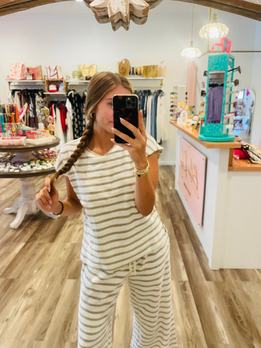 Graycen Stripe Top