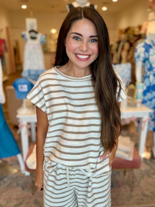 Graycen Stripe Top
