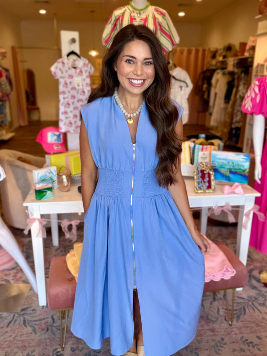 Skyler Blue Dress