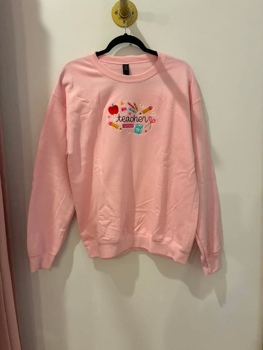 Embroidery Teacher Sweatshirt