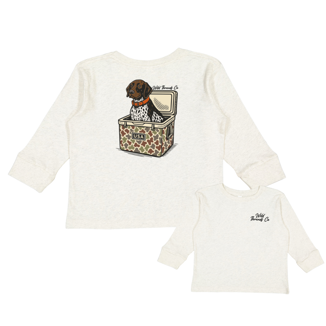 Boys Hunting Dog Cooler Long Sleeve