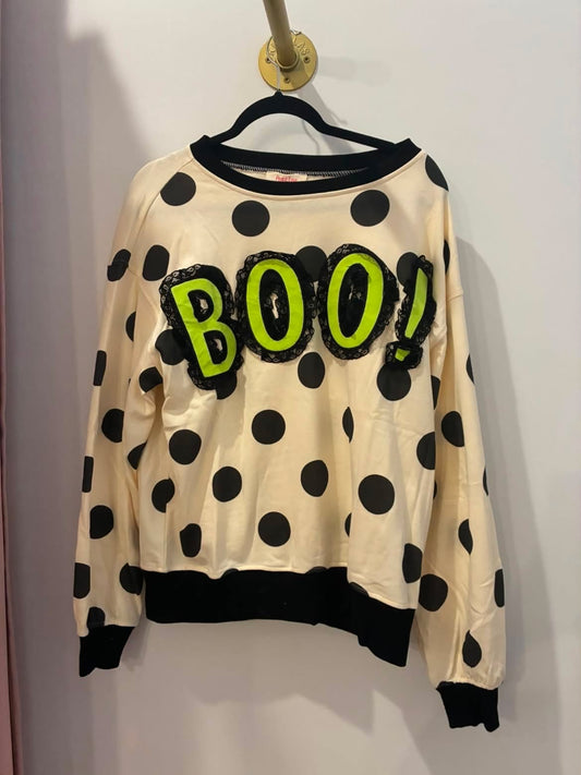BOO Lace Sweatshirt