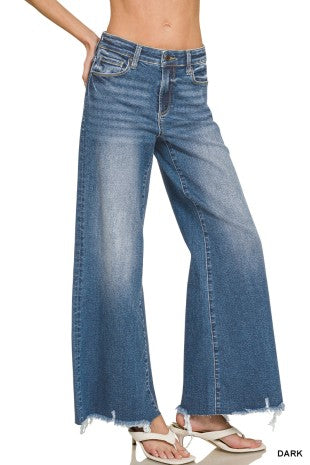 Reagan Raw Hem Jeans