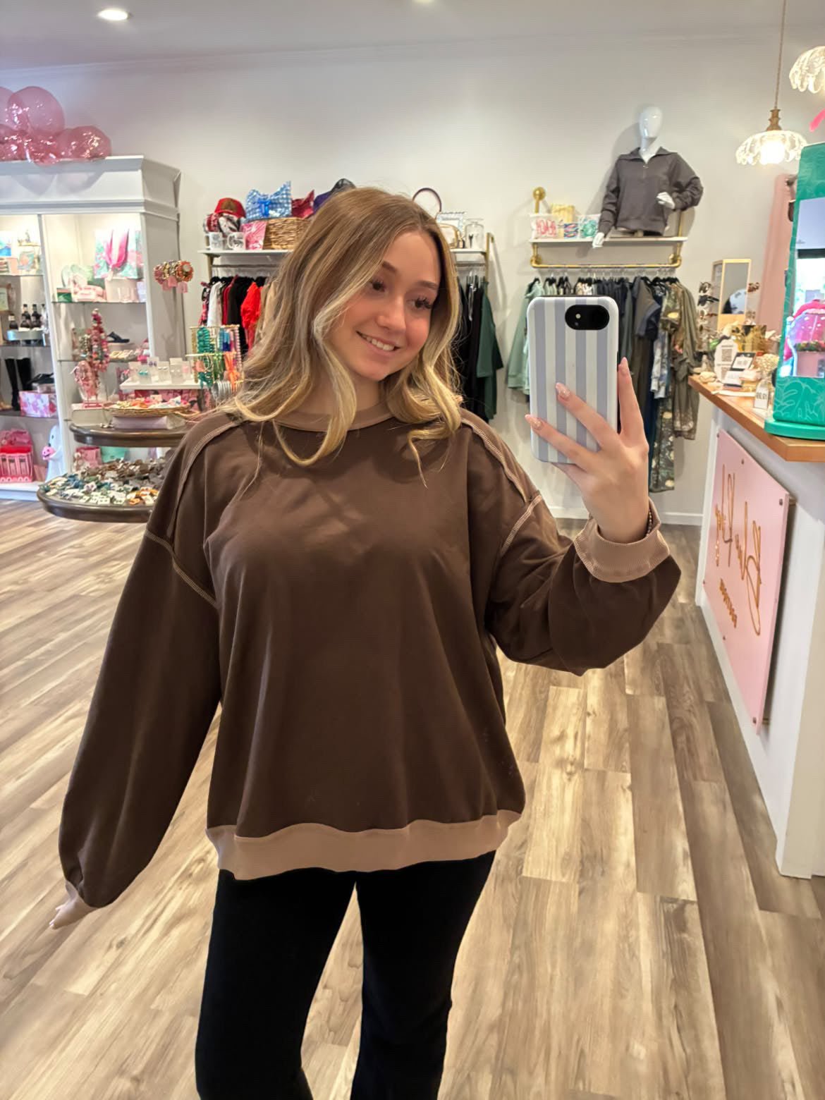 Carla Sweatshirt Top