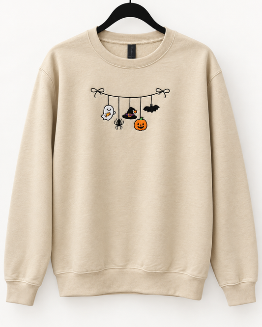 Embroidered Halloween Icon Sweatshirt