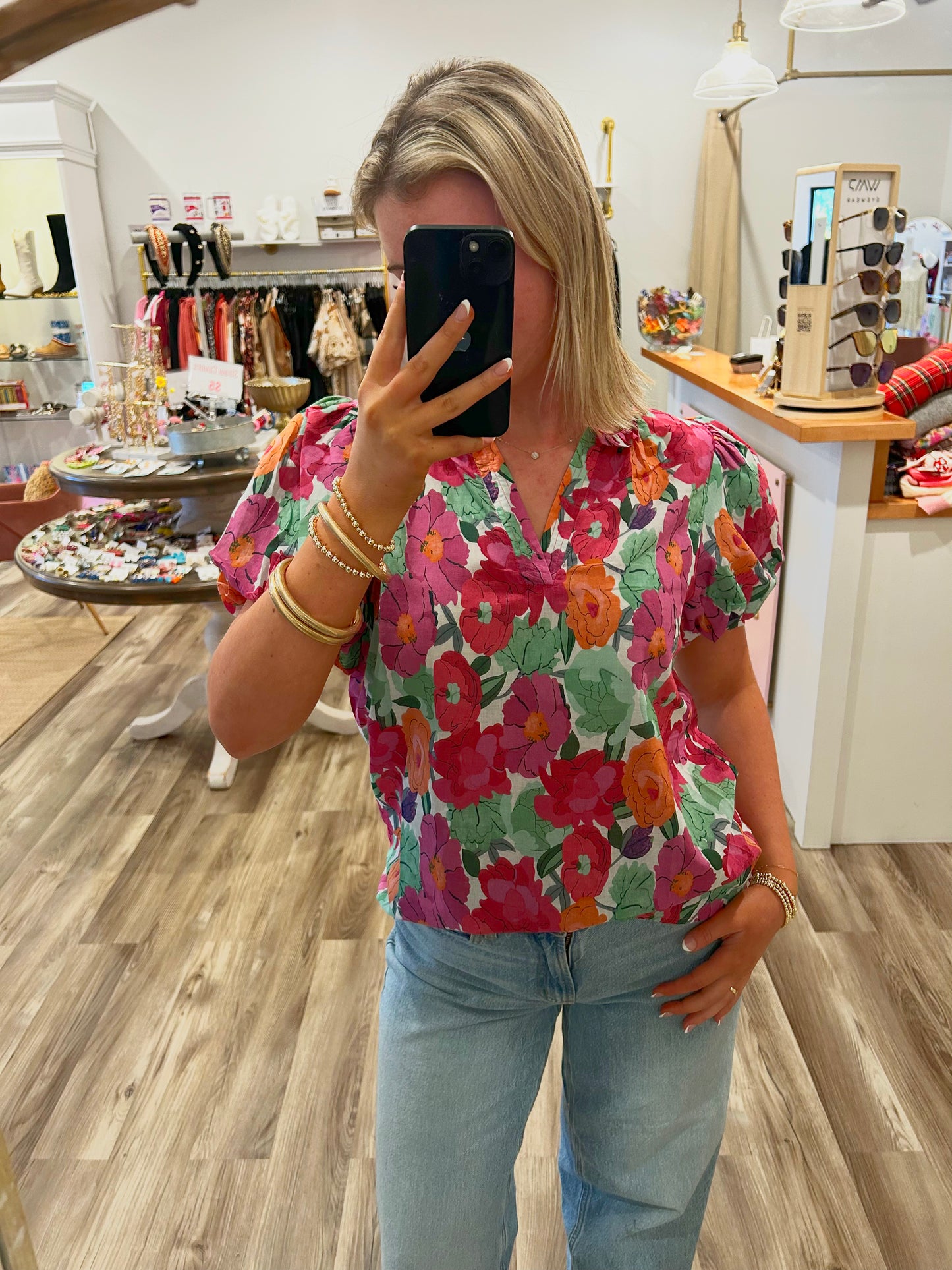 Valerie Floral Print Blouse