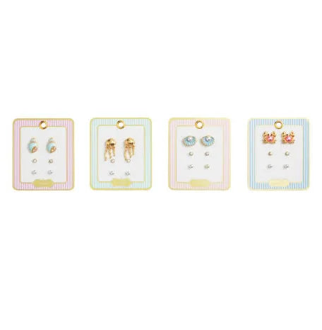 Mud Pie Coastal Luxe Hypoallergenic Earring Set