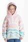 Simply Southern Youth Patchwork Pink Sun Hoodie