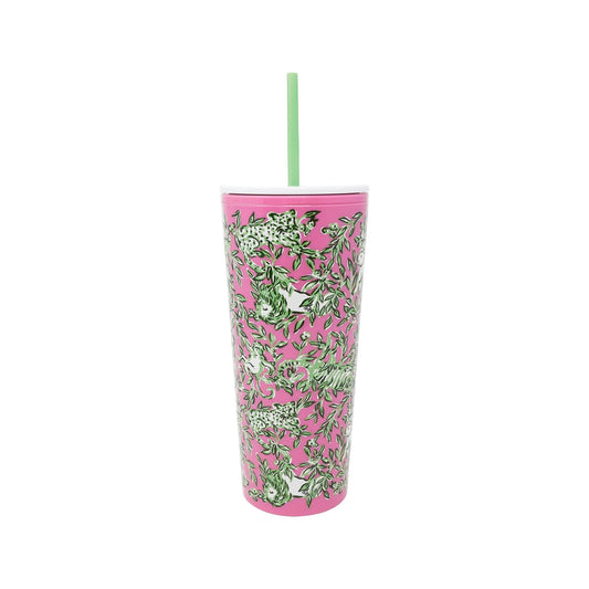 Lilly Pulitzer Tumbler with Straw, Mane Character Energy