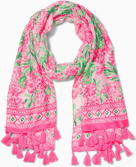 Lilly Pulitzer Conch Shell Pink Resort Scarf