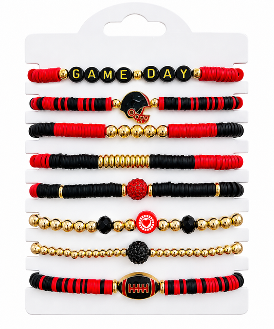 Red & Black Bracelet Pack