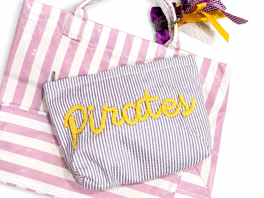 Pirates Pouch Rope Lettering
