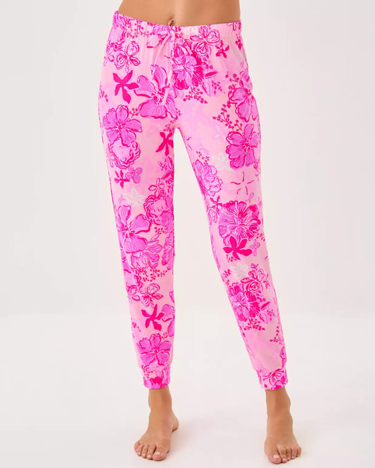 Lilly Pulitzer Jeffers Pj Pant Parigi Pink Supporting Squad