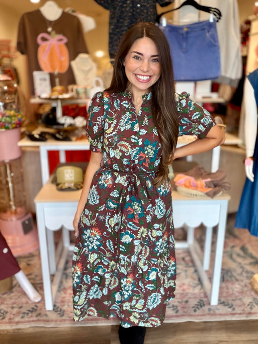 Simply Southern Victoria  Floral Dress
