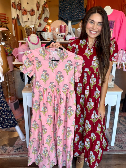 Simply Southern Harper Dress Wine