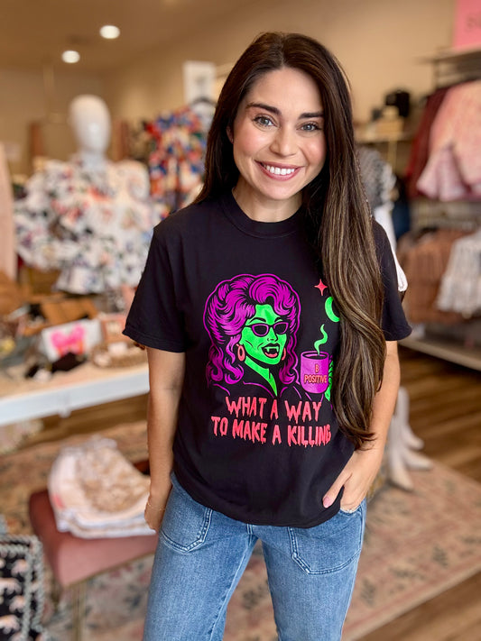 Vampire Halloween Shirt, Halloween Neon Graphic Tee