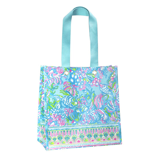 Lilly Pulitzer Market Shopper, Aqua La Vista