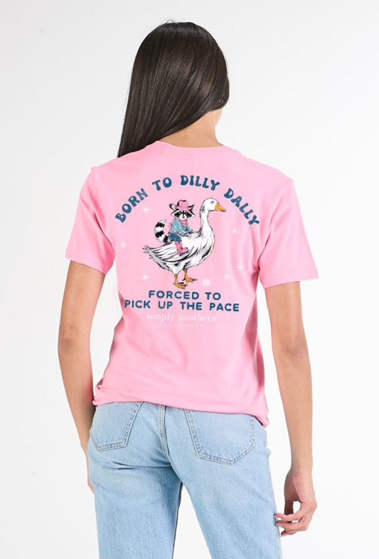 Simply Southern Born To Dilly Dally Tee