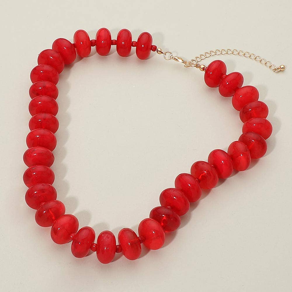 Chunky Beaded Statement Necklace
