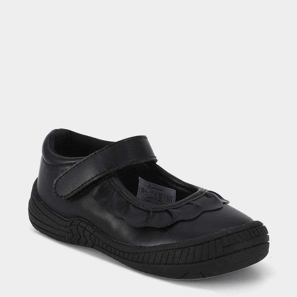 Amina Girls Hook & Loop Mary Jane Shoe